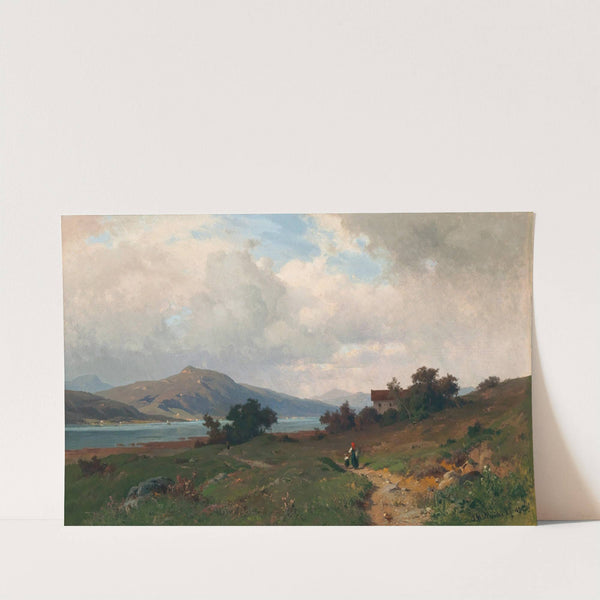 A Vast Landscape with Cloudy Sky by Josef Willroider