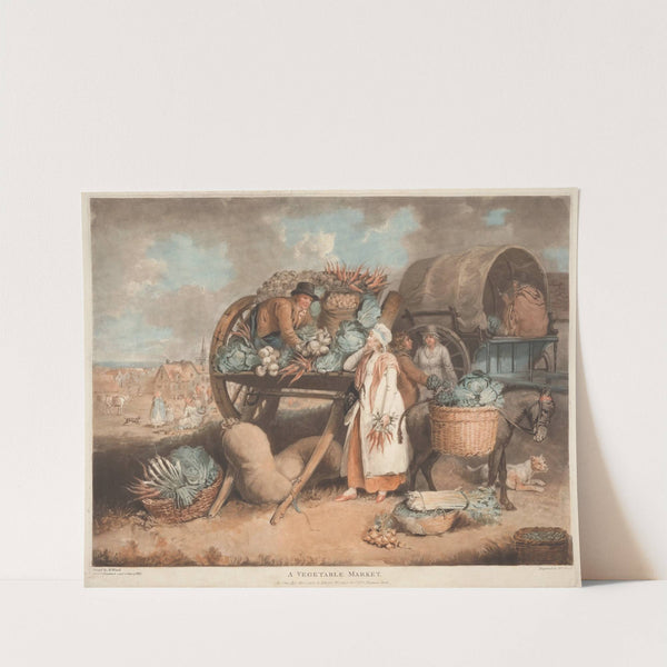 A Vegetable Market by William Ward