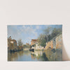 A Venetian Canal by Rafael Senet y Perez