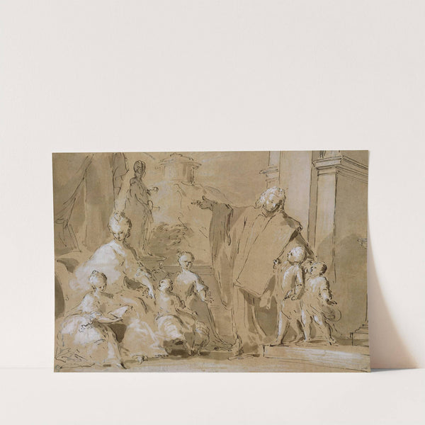 A Venetian Family Portrait Group by Pietro Antonio Novelli