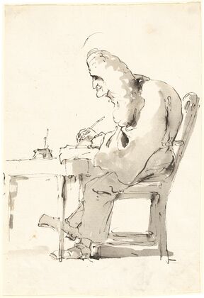 A Venetian Lawyer at His Desk