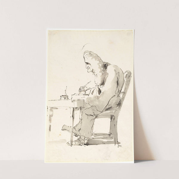 A Venetian Lawyer at His Desk (1755-1760) by Giovanni Battista Tiepolo