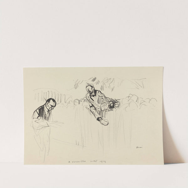 A Versailles juillet 1919 (probably 1919) by Jean-Louis Forain