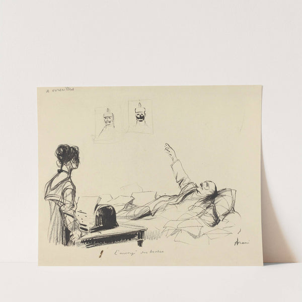 A Versailles. L’envoye des boches (c. 1914-1919) by Jean-Louis Forain