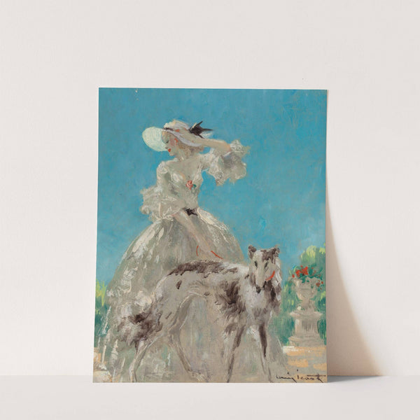 À Versailles by Louis Icart