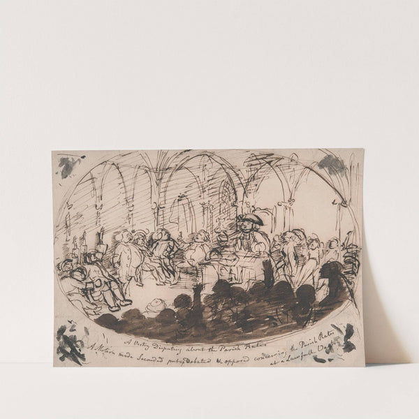 A Vestry Disputing about the Parish Rates by George Dance