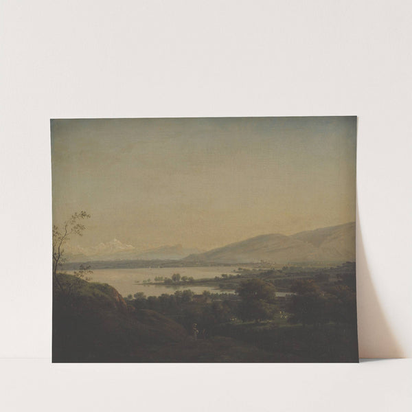 A View Across Lake Leman Towards Mont Blanc and Geneva by Jens Juel