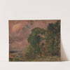 A View at Hampstead with Stormy Weather by John Constable