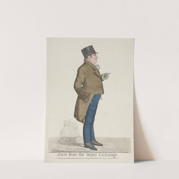 A view from the Royal Exchange. (1824) by Richard Dighton