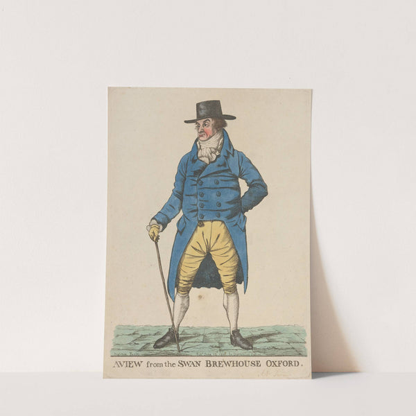 A view from the Swan Brewhouse in Oxford. (1807) by Robert Dighton