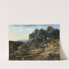 A View near Volterra by Jean-Baptiste-Camille Corot