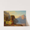 A View of a Lake in the Mountains by George Caleb Bingham