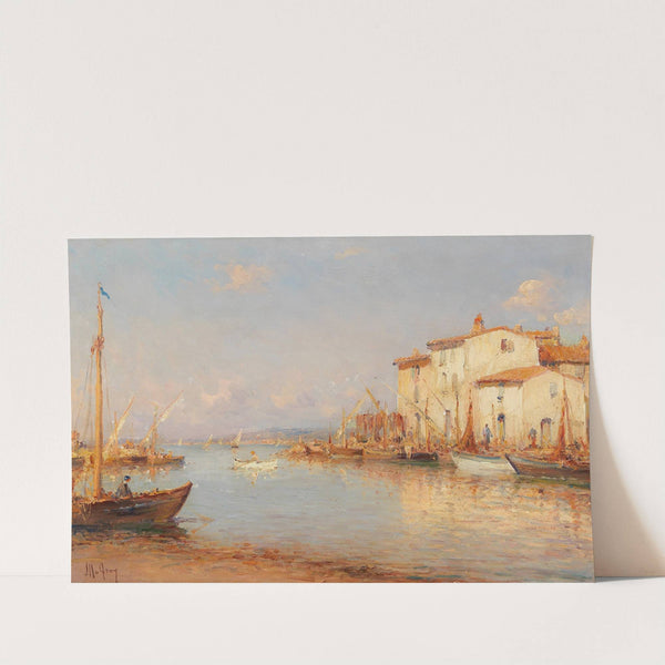 A View of a Southern Harbour by Henry Malfroy