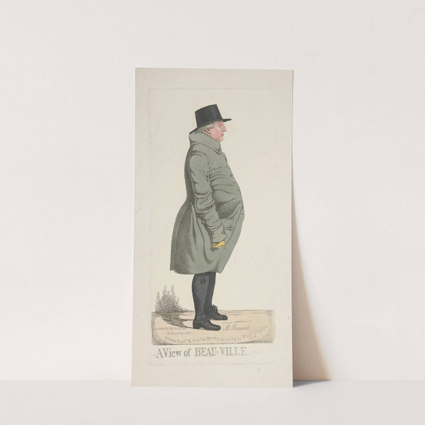 A view of Beau-ville. (1824) by Richard Dighton