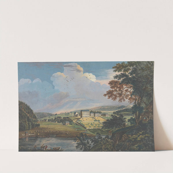 A View of Bethlem, the Great Morovian Settlement in the Province of Pennsylvania. (1761) by Paul Sandby