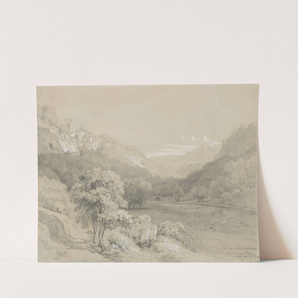 A View of Cavi in the Sabine Hills by Louis Gurlitt