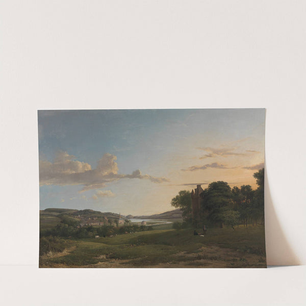 A View of Cessford and the Village of Caverton, Roxboroughshire in the Distance by Patrick Nasmyth