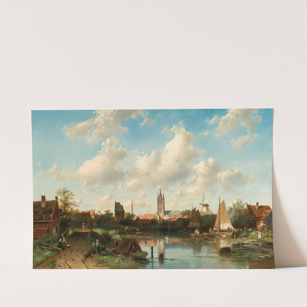 A View of Delft (1868) by Charles Leickert