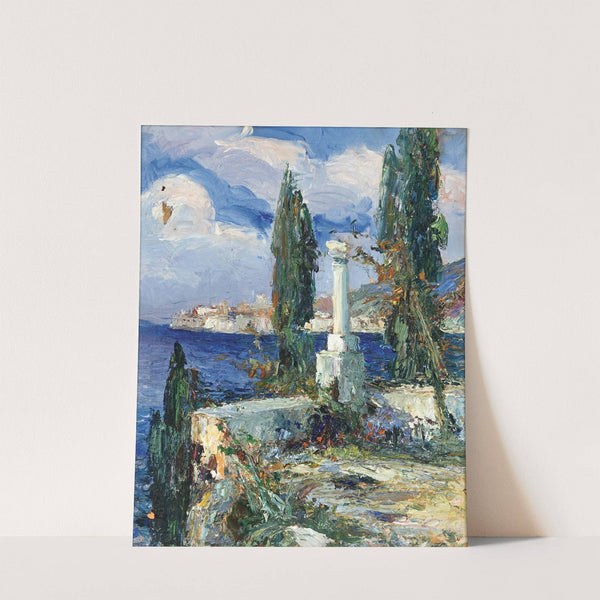 A View of Dubrovnik by Leontine von Littrow