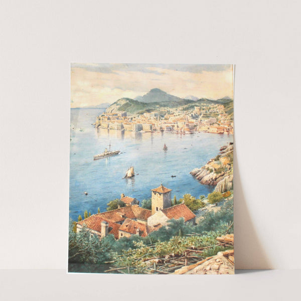 A View Of Dubrovnik by Anton Perko