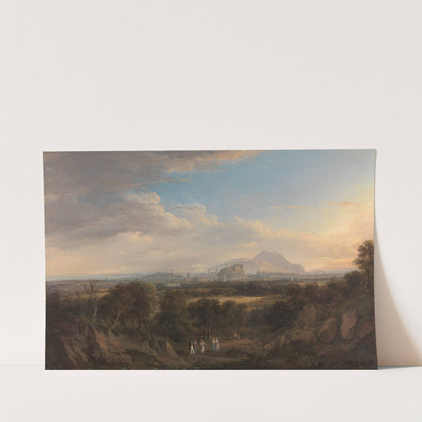 A View of Edinburgh from the West (1822-1826) by Alexander Nasmyth
