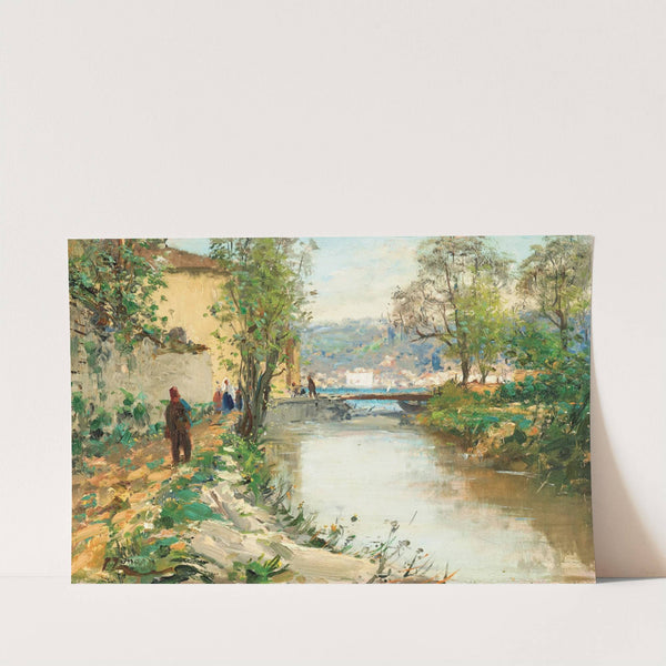 A View of Emirgan, Istanbul by Fausto Zonaro