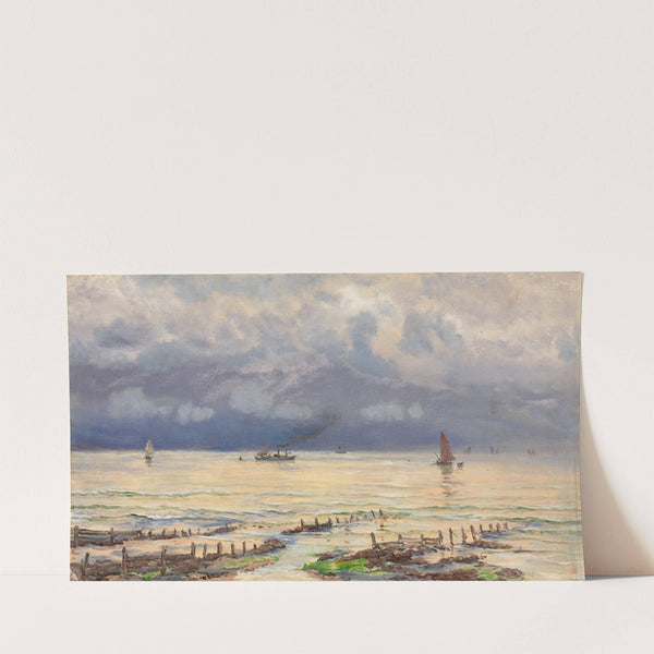 A View of Felixstowe (1893) by John Brett