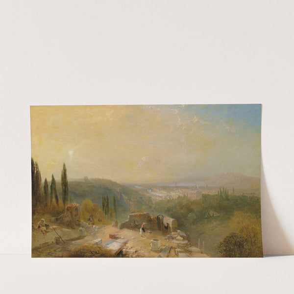 A view of Florence, from San Miniato by James Baker Pyne