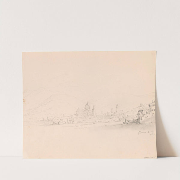 A View of Florence by Nicaise De Keyser