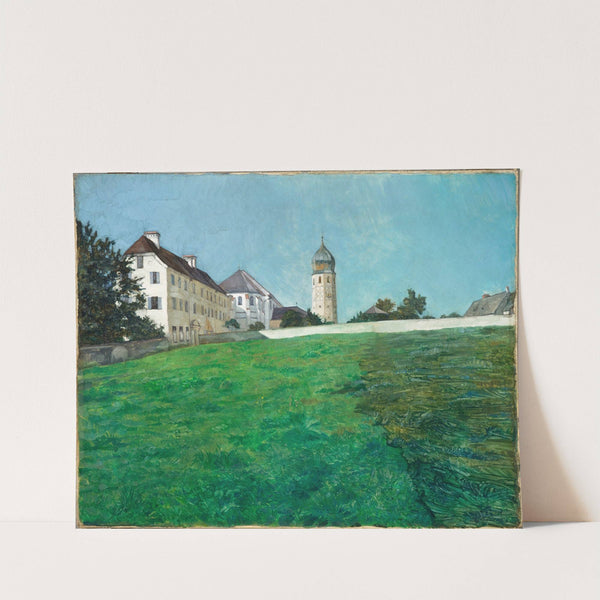 A View of Frauenchiemsee by Wilhelm Trübner