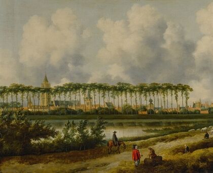A view of Gorinchem from the southwest