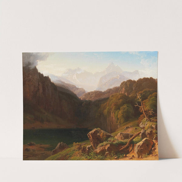 A View of Grossglockner from Kals by Albert Zimmermann