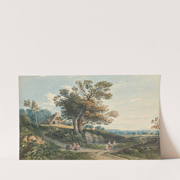 A view of Harrow from Hampstead (1834) by John Varley