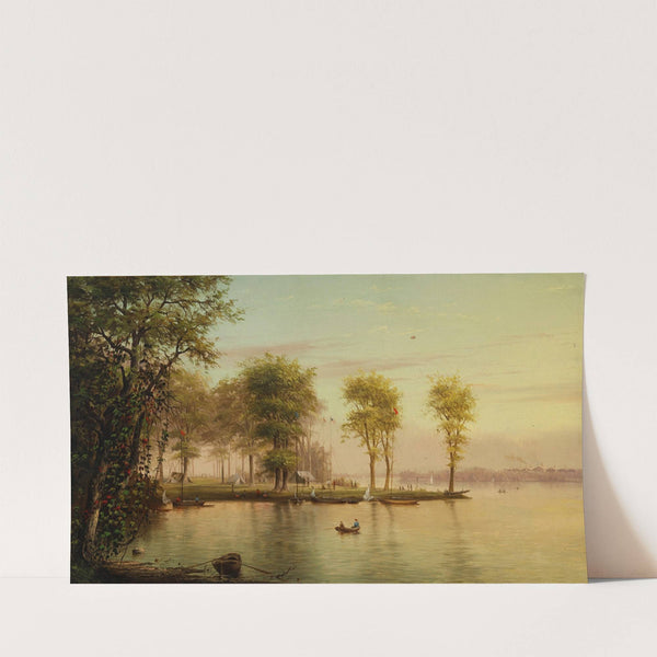 A View of Island Park, Lake Winnebago, Wisconsin (1875) by John Frank Waldo