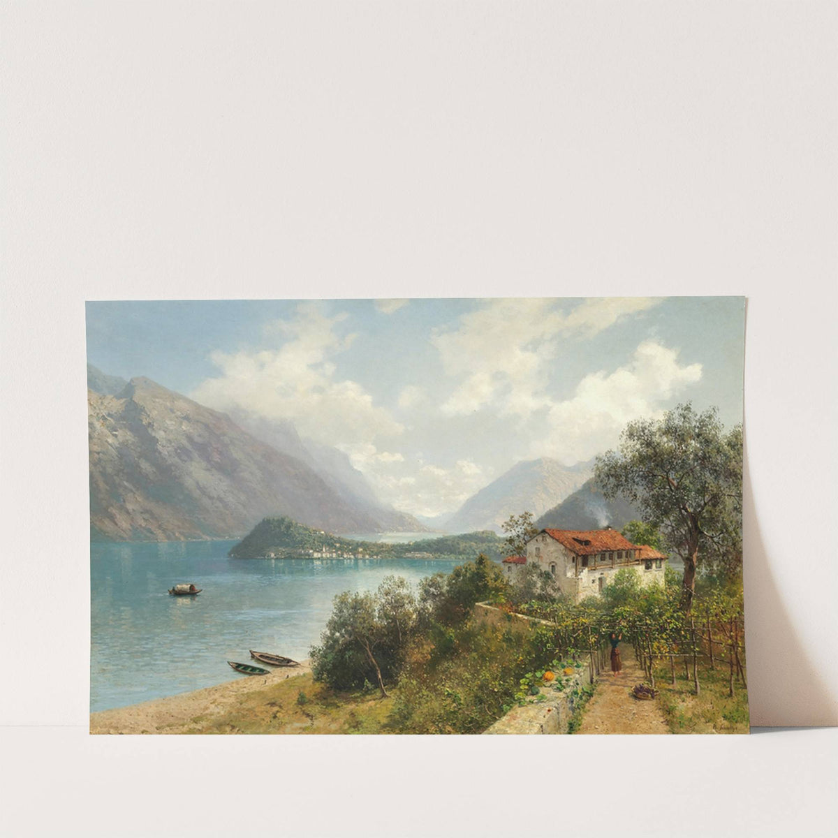 A View of Lake Como by Robert Schultze