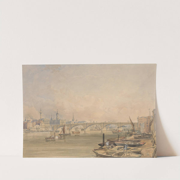 A View of London Bridge by Edmund Walker