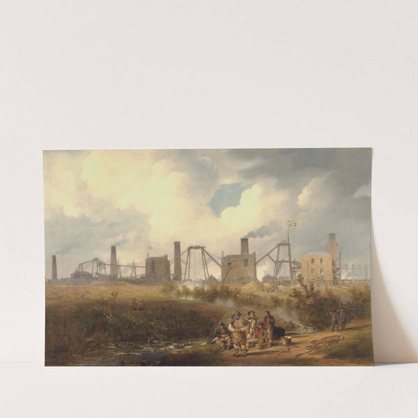 A View of Murton Colliery near Seaham, County Durham by John Wilson Carmichael