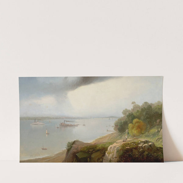 A View of New York from Castle Point, Hoboken (1870) by Andrew Melrose