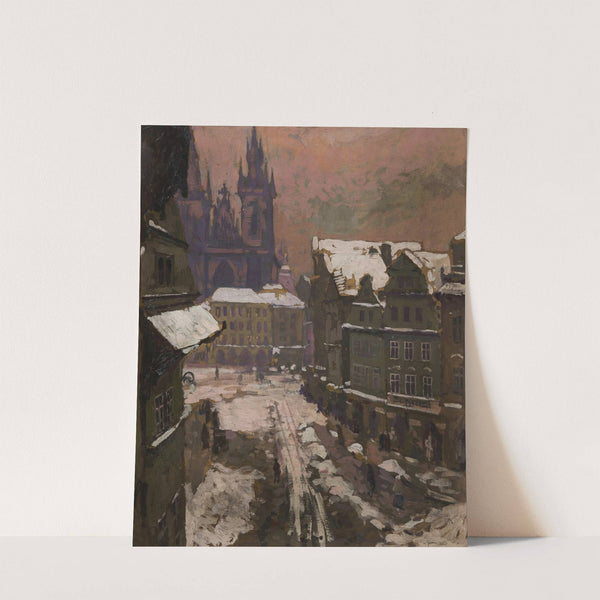 A View of Old Town Square by Gustav Macoun