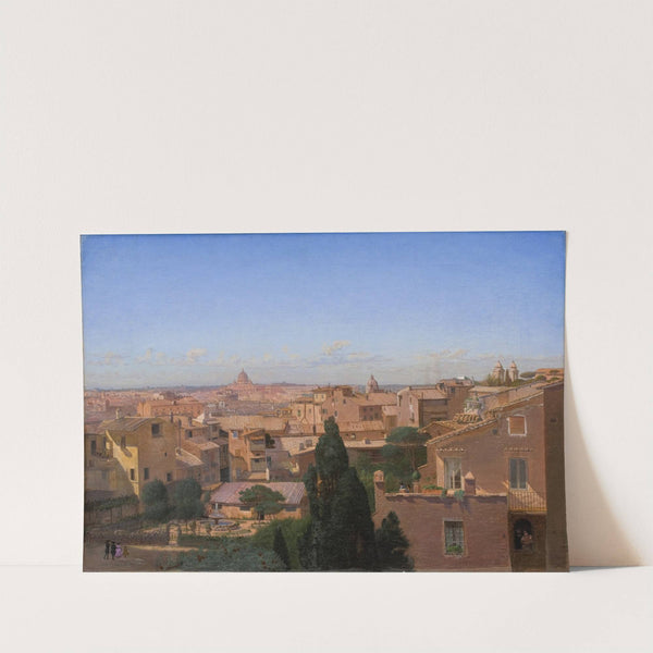A View of Rome Seen from the Artist's Dwelling by Hans Jørgen Hammer