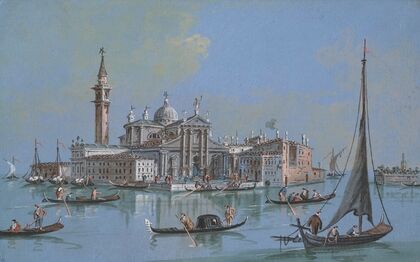 A view of San Giorgio Maggiore from the Bacino of San Marco, Venice