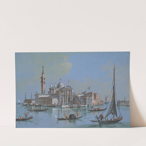 A view of San Giorgio Maggiore from the Bacino of San Marco, Venice by Giacomo Guardi