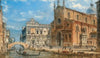 A view of San Zanipolo with the Colleoni equestrian