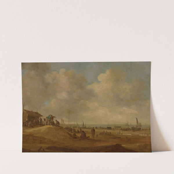 A view of Scheveningen by Jan van Goyen