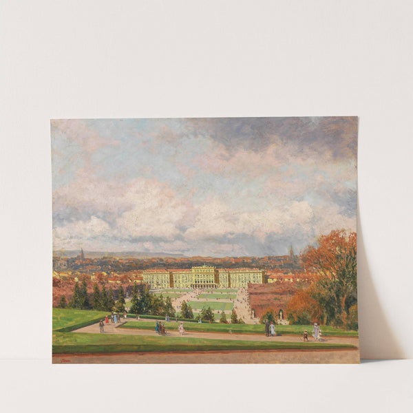 A View of Schönbrunn Palace by Heinrich Tomec