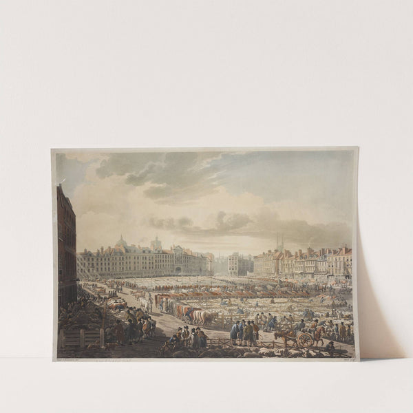 A view of Smithfield Market by Thomas Rowlandson