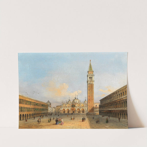 A view of St Mark’s Square and the Campanile by Carlo Grubacs