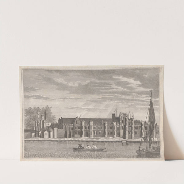 A View of the Ancient Royal Palace called Placentia in East Greenwich by James Basire the younger