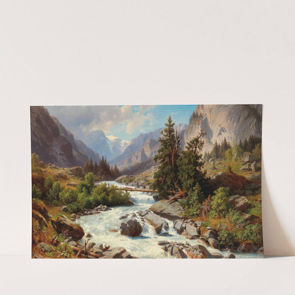 A view of the Ankogel near Bad Gastein by Johann (Giovanni) Varrone