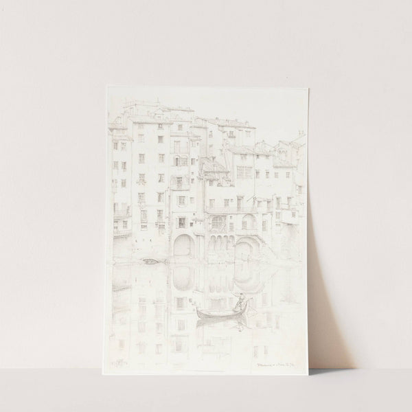 A View of the Arno, Florence (1874) by Edward John Poynter